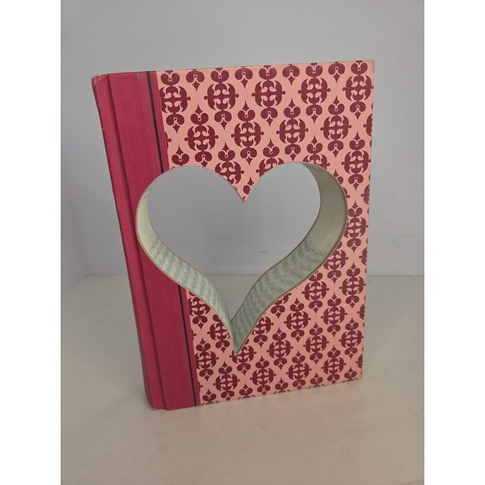 Heart Cut Out Book Accent Convo Piece Art Lovers And Readers Office Or Library